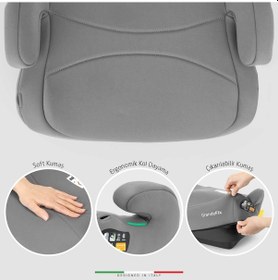 Resim Elele Grandefix I-size Yükseltici Oto Koltuğu İsofix 125-150 Cm 15-36 Kg Bej 