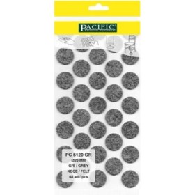 Resim Pacific Gri Yapışkanlı Keçe (Ø 20 mm) 