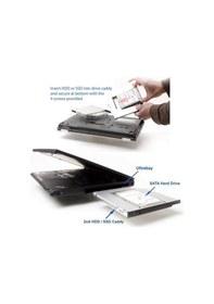 Resim 12.7 Mm Sata Hdd Harddisk Caddy Kızak Kutu Laptop Ssd Notebook Ikinci Hdd Takma 