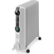 Resim DeLonghi Radia S Comf 2500W 12 Dilim Beyaz Yağlı Radyatör Güvenli Isıtma Özelliği 