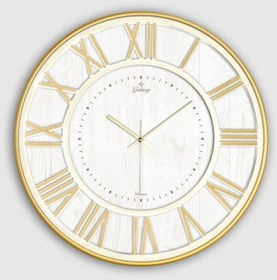 Resim Galaxy Premium Serisi Modern Tasarımlı Roma Rakamlı 40 Cm Duvar Saati Gold Altın 