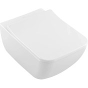 Resim Villeroy Boch VB5663RS01 Legato Asma Klozet + Yavaş Kapak Paket Set Alpin Beyaz 