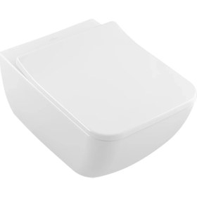 Resim Villeroy Boch VB5663RS01 Legato Asma Klozet + Yavaş Kapak Paket Set Alpin Beyaz 
