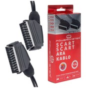 Resim Scart Scart Kablo Standart 1.2 M 7 MM Kutulu Powermaster 