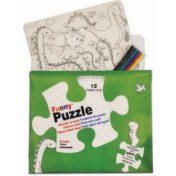 Resim Funny Mat Puzzle - Dinozor Çağı 30X40CM 