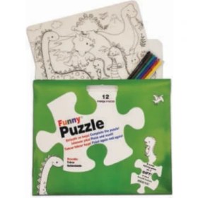 Resim Funny Mat Puzzle - Dinozor Çağı 30X40CM 