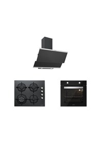 Resim Silverline BO6501B01 - CS5429B01 - 3420 Classy 60 Siyah Ankastre Set 