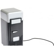 Resim Vkemall Usb Mini Buzdolabı: Soğutma-ısıtma Fonksiyonu, Kablolu Kontrol, Siyah 19.4x9x9cm - Ev Kullanıma Uygun, Dayanıklı Malzeme 