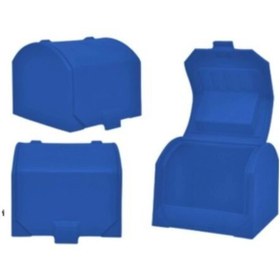 Resim Genel Markalar Honda Dio Motosiklet Servis Çantası Mavi 90 Lt Pizza Servis Arka Bagaj 