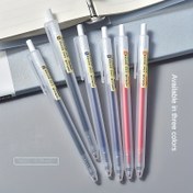 Resim Matte Tıklama 0.5mm Sıvı Mürekkep Fırça Uçlu Şeffaf Yuvarlak Kalem - Şık ve Pratik 