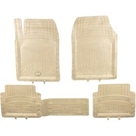 Resim Pufi Fiat Tempra Move Serisi Bej Renk Universal 3d Havuzlu Paspas 