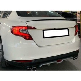 Resim Fiat Egea Bagaj Üstü Spoiler Piano Black Tam Uyumlu 