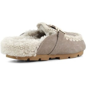 Resim Terlik/ Panduf Ev Kadın Mu.fw431000a Elgry Mou Wınter Bıo Slıde - Logo Elephant Grey Elephant Grey Gri 