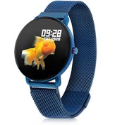 Resim Leerybee Woom Watch - Ios Android K9 Çift Kordonlu Lacivert Spor Akıllı Saat Nabız Adım Uyku Tansiyon Ekg 