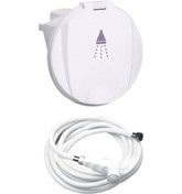 Resim Marin 3 metre hortumlu duş başlıklı beyaz duş yuva seti 