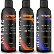 Resim Netfer 3'lü İnce Kalın Pasta Cila Set - 3x100 mL 