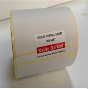 Resim 100X135 Termal Etiket Barkod Etiketi Kalite Barkod 