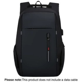 Resim Willowhaven Erkekler Hırsıza Karşı Laptop Sırt Çantası Büyük Kapasiteli Siyah İş Seyahat Çantası Siyah 
