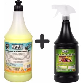 Resim Dtx Kimya Ağır Yağ Sökücü Radyatör Temizleme 1 Litre & Oto,ev ve Ortam Kokusu 500 ml 