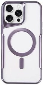Resim Zipax İphone 16 Pro Max İle Uyumlu Kılıf Silikon Kapak Azn Boyi Mor 