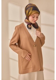 Resim Silk Home Aura Eşarp 140002-15 Lacivert, Mor, Koyu Yeşil, Yağ Yeşili 