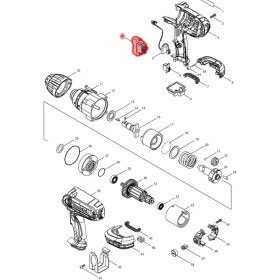 Resim Makita DTW450RFE Şartel Ürün Kodu 651572-4 