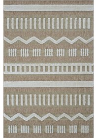 Resim Cool Halı Safari 676 Yeşil İskandinav Halı Yolluk Dekoratif Etnik Halı Natural Mutfak Halısı Rustik Retro Halı 