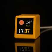 Resim Modern Dijital Alarm Saati & Hava Durumu İstasyonu, Büyük Ekranlı, Işıklı Görünüm, Müzikli Uyanma Fonksiyonlu, Şık Ev/Ofis Dekoru, İç ve Ortam Sıcaklığını Ölçen Nem Monitörlü, Kompakt Kare Tasarım, Dayanıklı Plastik Yapı, Çalışma Masa, Oturma Odası İçin Kolay Okunabilir Rakamlarla - Ofis veya Eve İdeal Hediye, Verimli Çalışma, Şık Çizgi 