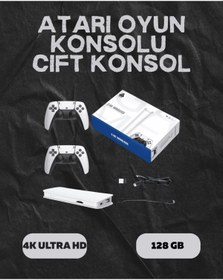Resim FTA TİCARET M15 Retro Konsol – 20.000 Oyunlu, Çift Gamepadli, 4K HDMI 