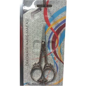 Resim Nakış Makası Dekoratif Gümüş YBL-403 Model 12 