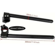 Resim Dashanshop Universal 50mm 7/8" 22mm Motosiklet Direksiyon Yükseltici Ayarlanabilir Cnc Klips 