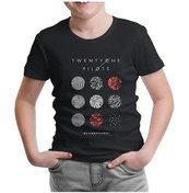 Resim Twenty One Pilots - Blurryface Siyah Çocuk Tshirt 