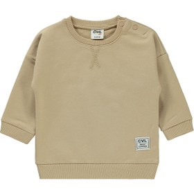 Resim Civil Baby Erkek Bebek Sweatshirt 6-18 Ay Sütlü Kahve 