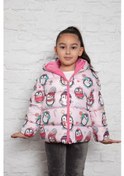 Resim Penguen Baskılı İçi Polar Bebe Mont Diğer