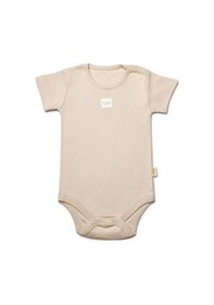 Resim BabyCosy Organic Wear Bebek 3'lü Kısa Kol Body, %100 Organik Pamuk, Bebek Ve Yenidoğan Serisi -csy8121 Ekru 