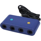 Resim Spibicyy Gamecube Denetleyici Adaptörü Için Nintendo Anahtarı Wii U Pc 4 Bağlantı Noktası Turbo ve Ev Düğmesi Modu ile Sürücü Yok (Yurt Dışından) 