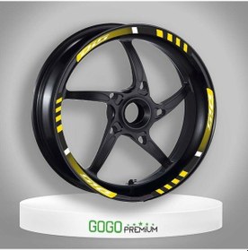 Resim Reflektör Sarı Dio 1 Set Jant Şeridi 