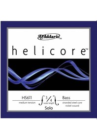 Resim D'Addario Hs611 3/4M Helicore Solo A Kontrabas Teli (La) 