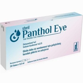 Resim Panthol Eye Tek Dozluk Göz Damlası 0,5 ml x 20 Flakon 