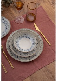 Resim Güral Porselen Marine 24 Parça 6 Kişilik Porselen Yemek Takımı Desenli 