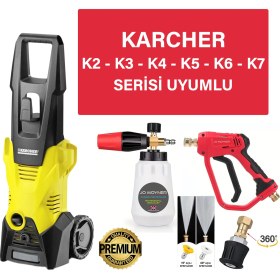 Resim Karcher K Serisi Uyumlu Profesyonel Araç Yıkama Tabanca Seti 1000ml Jo Moyner Kalite 