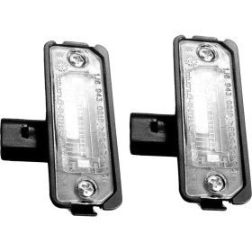 Resim Gorgeous Beetle Golf Mk4 Lupo Phaeton Için 2x Plaka Işığı 1J6943021B (Yurt Dışından) 