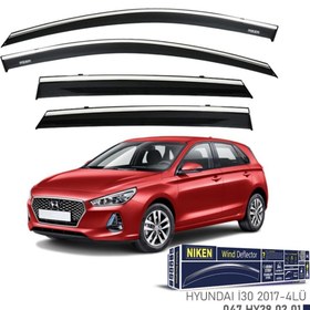 Resim Drs Tuning Hyundai I30 Uyumlu Yeni Kasa 2017-2018 Kromlu Cam Rüzgarlığı Niken 