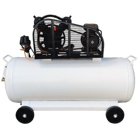 Resim Demr Kompresör Pistonlu 200 LT 2 Kafa 8 Bar 3 HP IDM200 Hava Kompresörü 