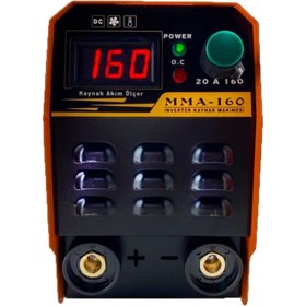 Resim DEKO TURKEY Ayarlanabilir Dijital Göstergeli Invertör Portatif Çanta Kaynak Makinası 2.7 Kg 160a 3.25 Elektrod 