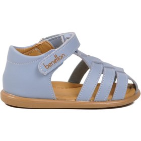 Resim United Colors Of Benetton Bebe Mavisi Cırtlı Hafif Bebek Sandalet BN-1251 B 