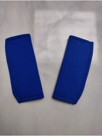 Resim SS Oto BEBEK KOLTUĞU EMNİYET KEMER PEDİ,(2 adet) Yumuşak kumaş Puset, Mama Sandalyesi (MAVİ) 
