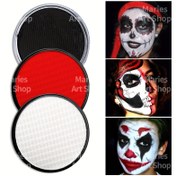 Resim 30g Profesyonel Su Bazlı Makyaj Boyası - Kalın Kapatıcılı, Uzun Ömürlü Yüksek Kalite - Halloween, Cosplay, Gotik, Palyaço İçin İdeal - Yüz Boyama, Kostüm Partileri, Fotoğraf Çekimleri 