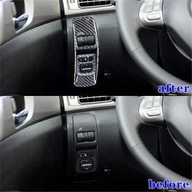 Resim Luenaarry Far Kontrol Anahtarı Kapağı Trim Sticker Aksesuarları Için (Yurt Dışından) 