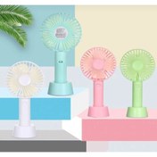 Resim 3D Şarjlı Mini Fan Masa Üstü Vantilatörü Usb Soğutucu Sessiz El Fanı (kedi Logolu ) 